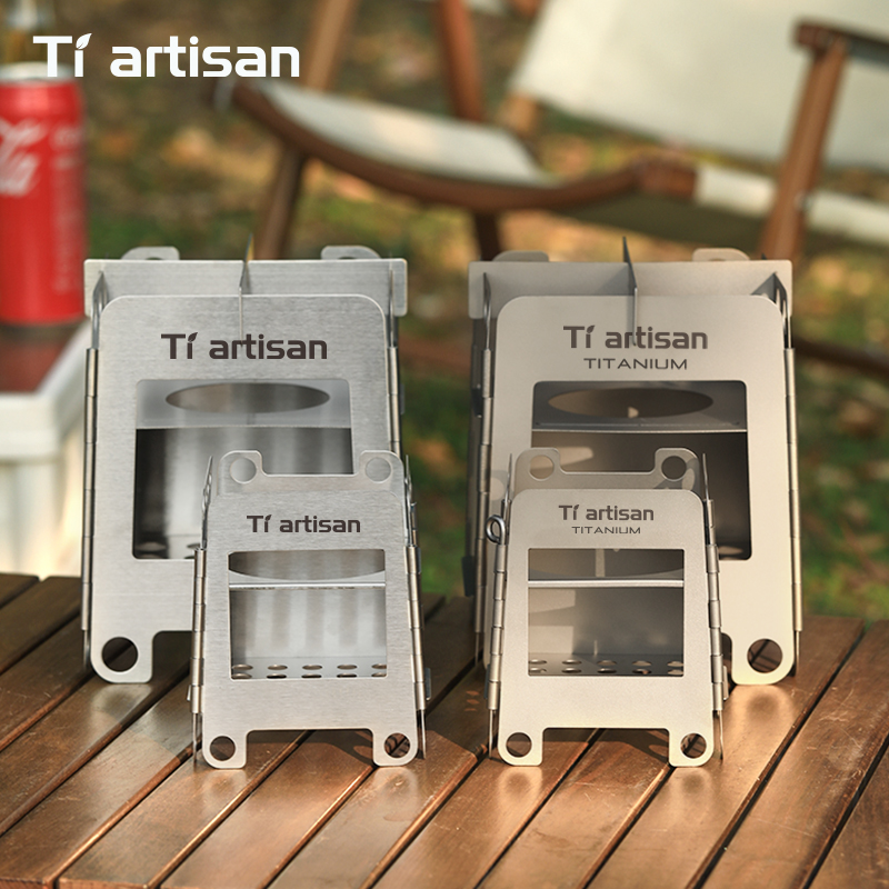 Camping Cooking Wood Stove - Портативная походная печь Tiartisan из нержавеющей