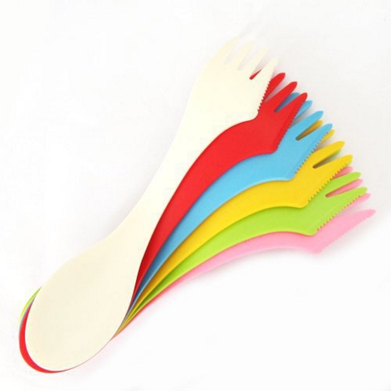 Camping Cooking Cutlery Set - Набор походной посуды 3-в-1 из 6