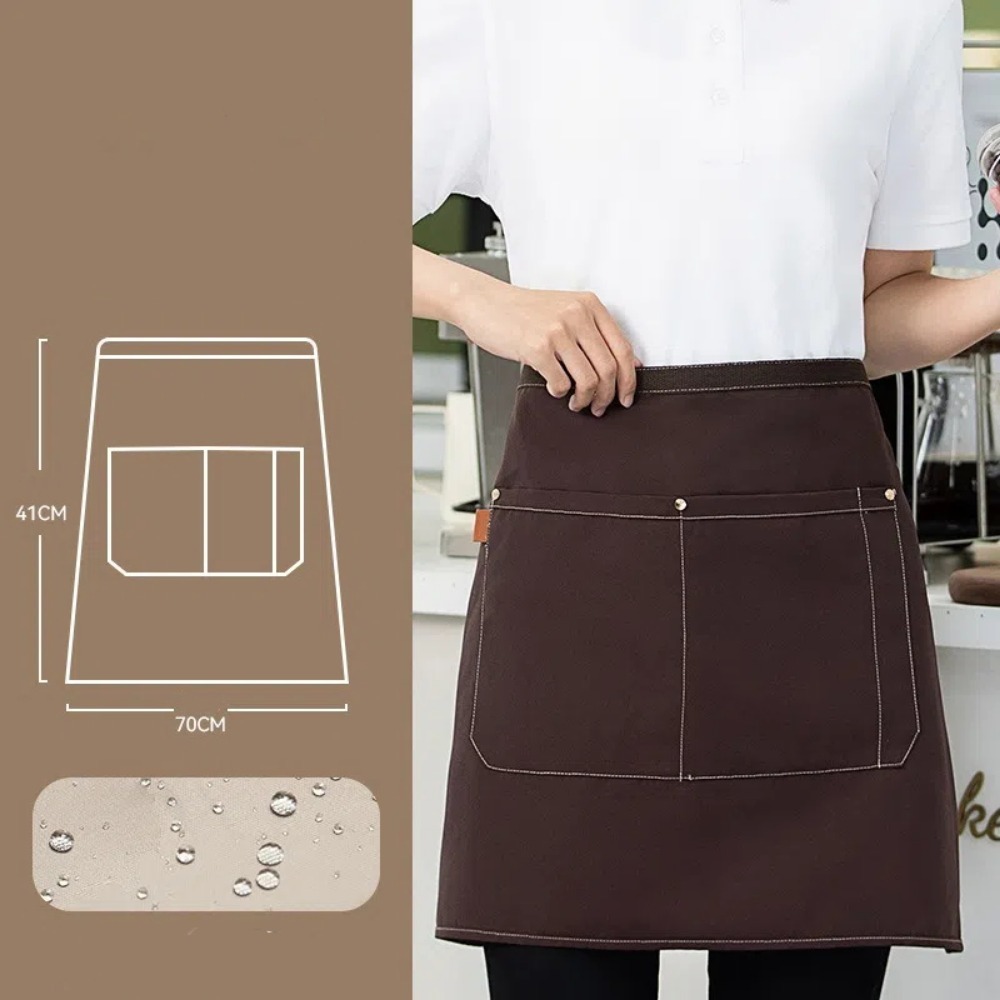 Camping Cooking Apron - Кухонный полупромокаемый фартук из холста с
