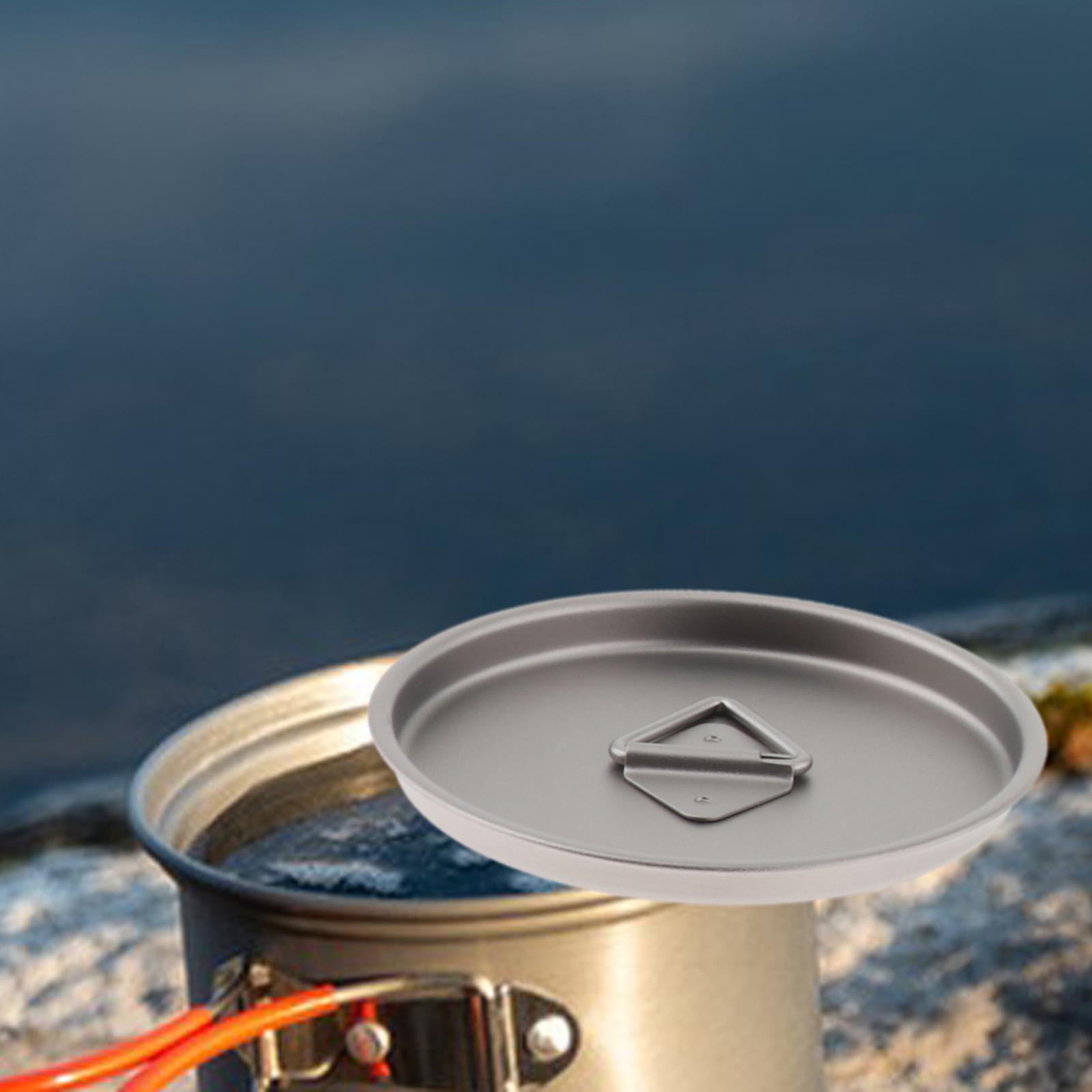 Camping Cooking Griddle - Титановая крышка для стакана с водой,