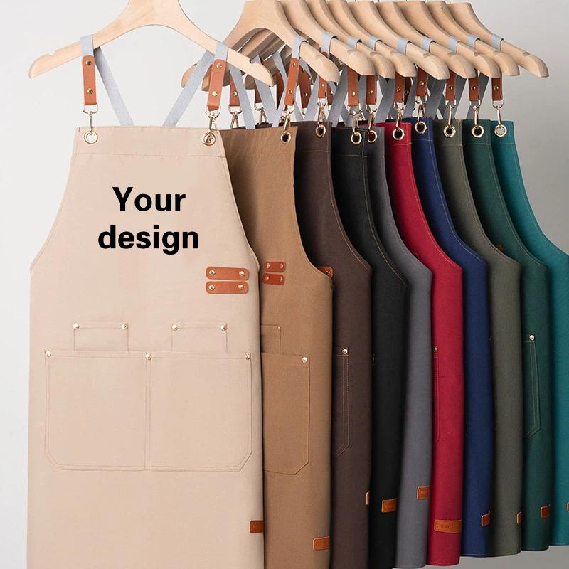 Camping Cooking Apron - Водонепроницаемый холщовый фартук с индивидуальным логотипом