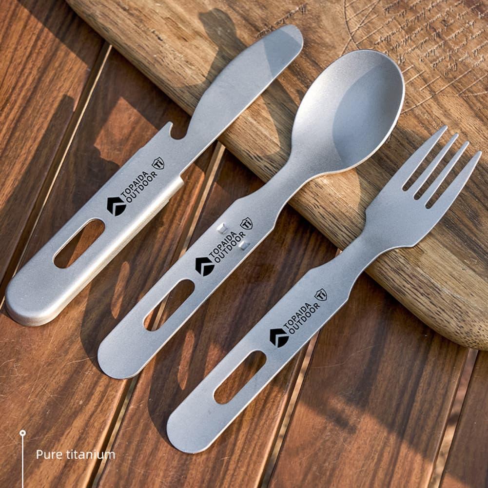 Camping Cooking Cutlery Set - Набор походной посуды 3 в 1: