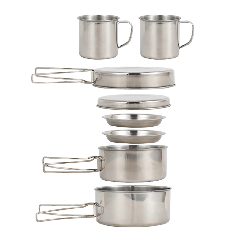 Набор походной посуды из 8 пре – обзор и цена Camping Cooking Cutlery Set