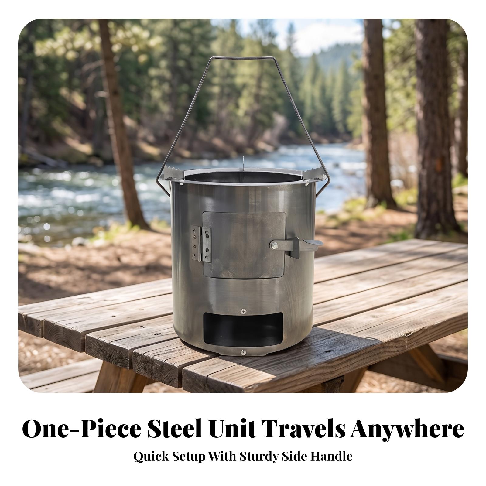 Экономичная дровяная печь для  – обзор и цена Camping No Cooking Meals