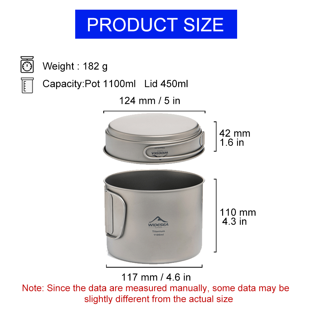 Ультралегкий титановый походны – обзор и цена Camping Cooking Pot Stainless Steel