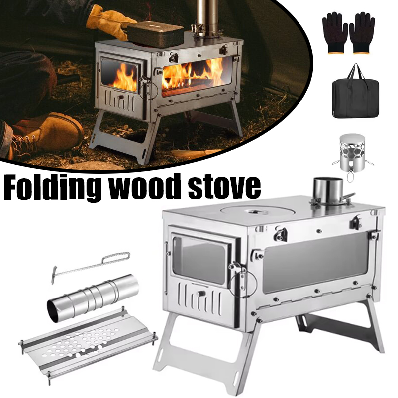 Портативная палатка из нержаве – обзор и цена Camping Cooking Wood Stove