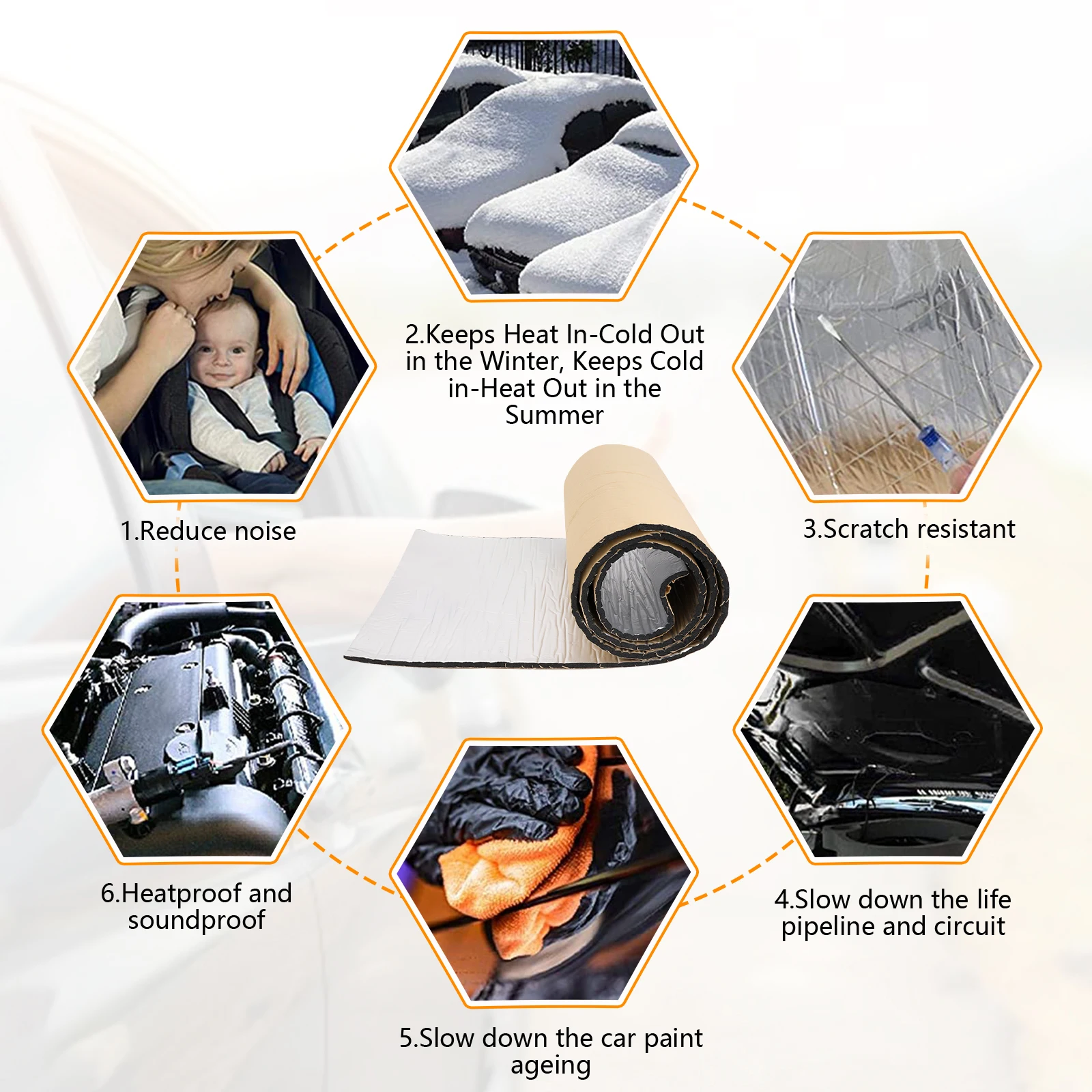 Шумоизоляционный мат для автом – обзор и цена Aluminum Foil Heavy Duty