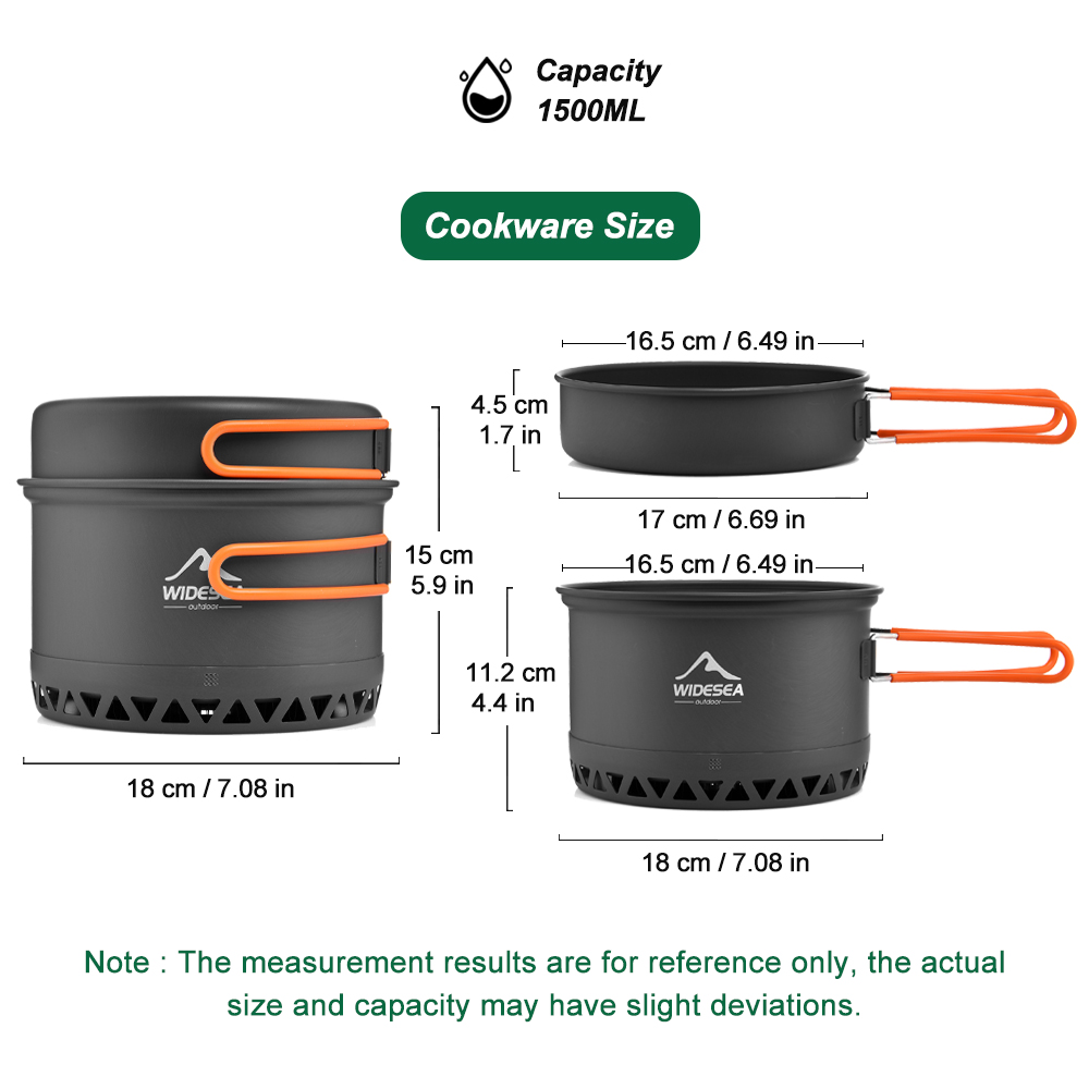 Набор посуды для кемпинга, ули – обзор и цена Camping Cooking Equipment