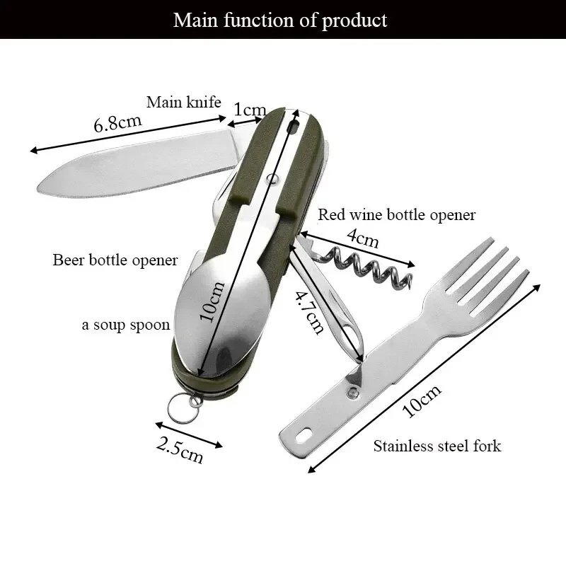 Набор столовых приборов из нер – обзор и цена Camping Cooking Cutlery Set