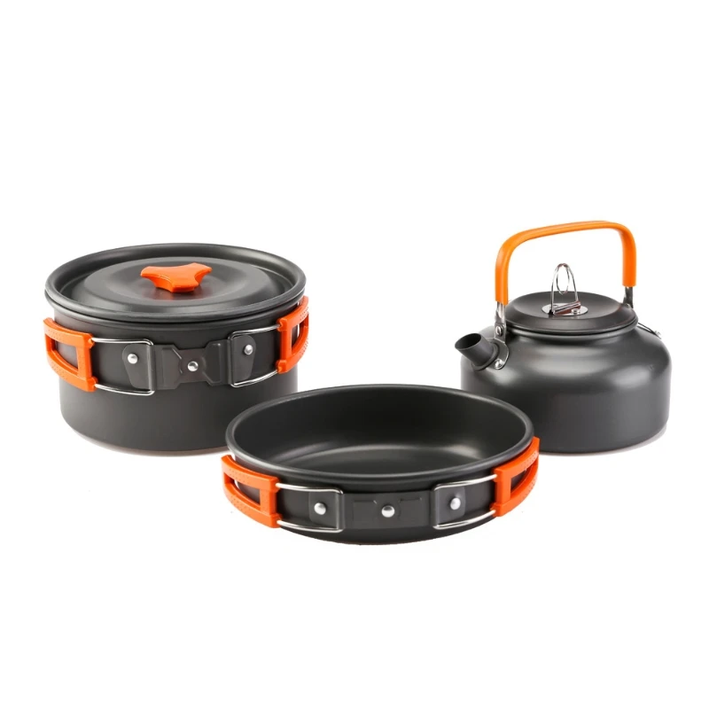 Уличная кастрюля, чайник, набо – обзор и цена Camping Cooking Pot Stainless Steel