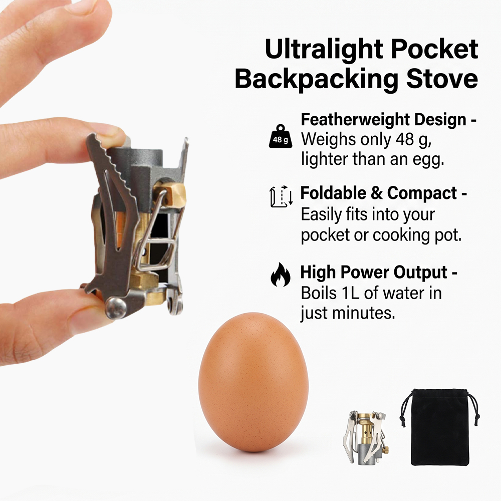 Портативная сверхлегкая мини-г – обзор и цена Camping Cooking Wood Stove