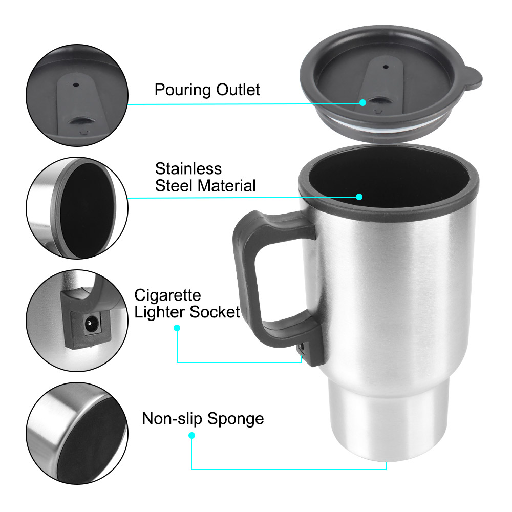 12 В 450 мл автомобильная кофе – обзор и цена Camping Cooking Tin
