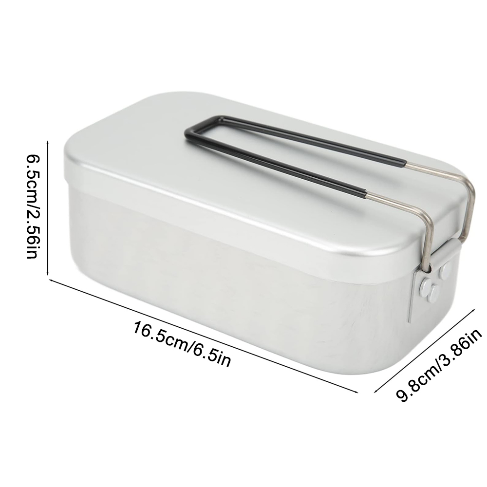 800 мл алюминиевые ланч-боксы, – обзор и цена Camping Cooking Tin