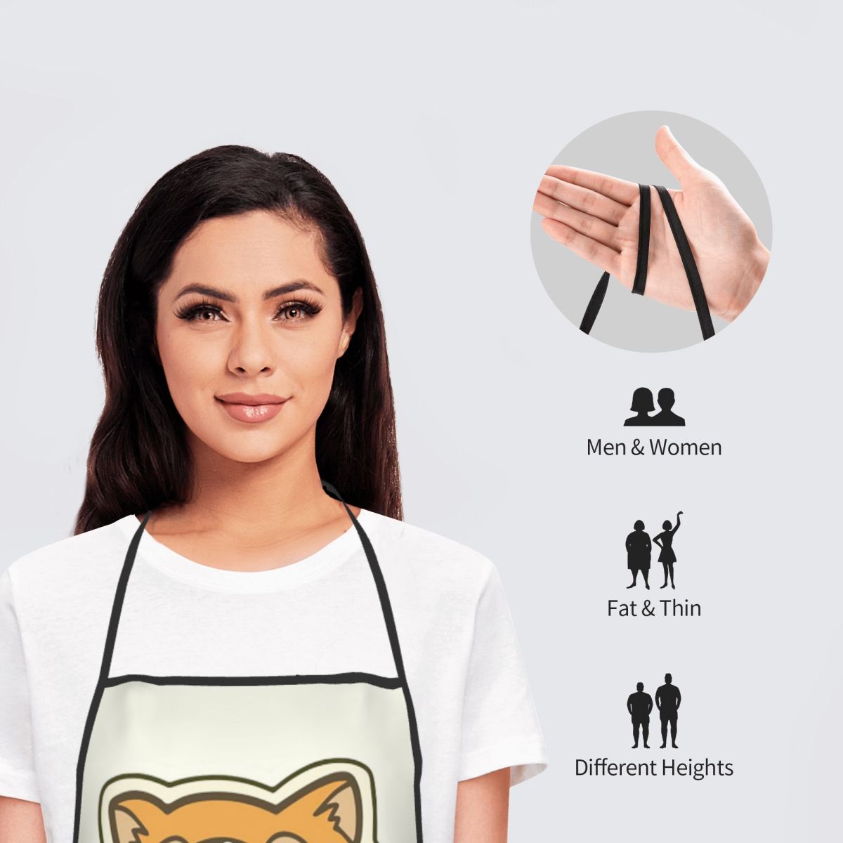 Фартуки с логотипом Шиба-ину д – обзор и цена Camping Cooking Apron