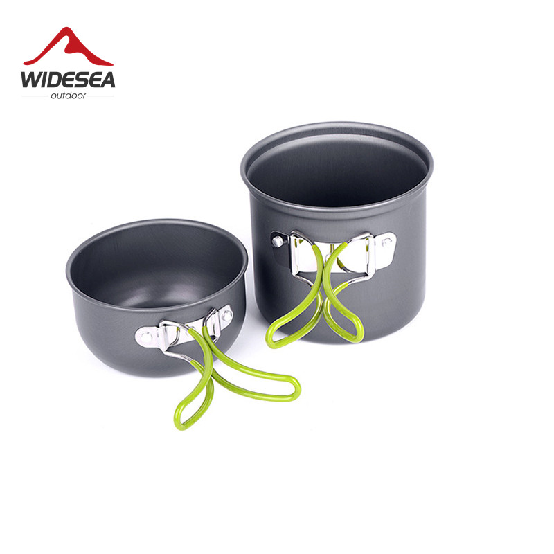 Набор ультралегкой походной по – обзор и цена Camping Cooking Pot Stainless Steel
