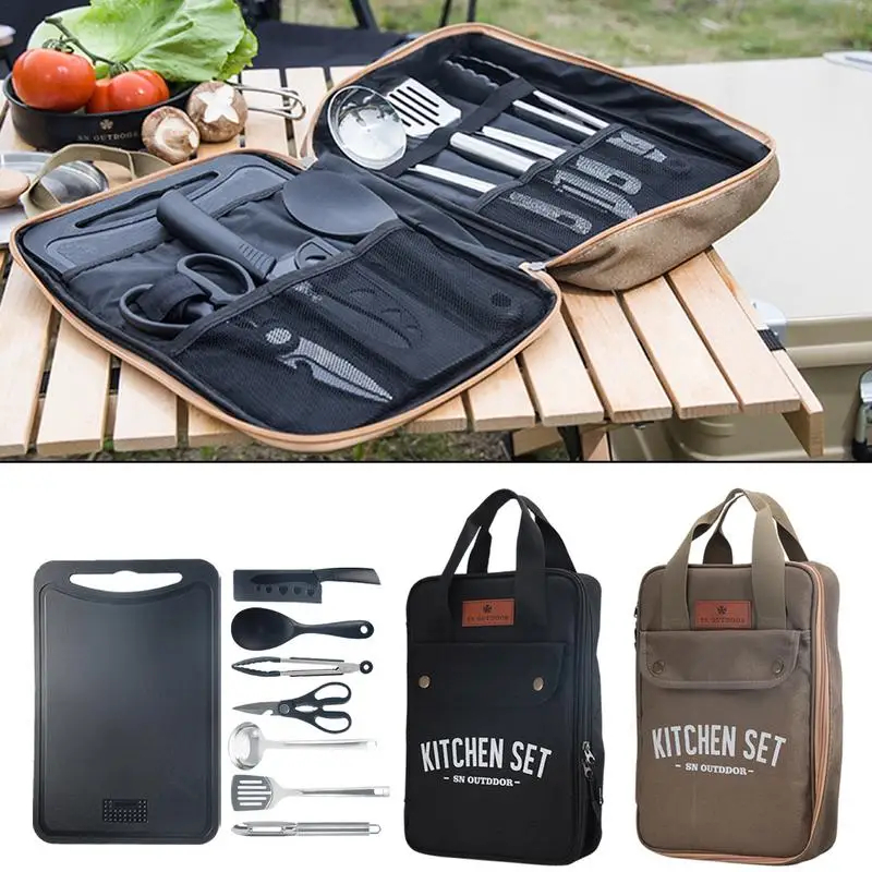 Набор походной кухонной утвари – обзор и цена Camping Cooking Cutlery Set