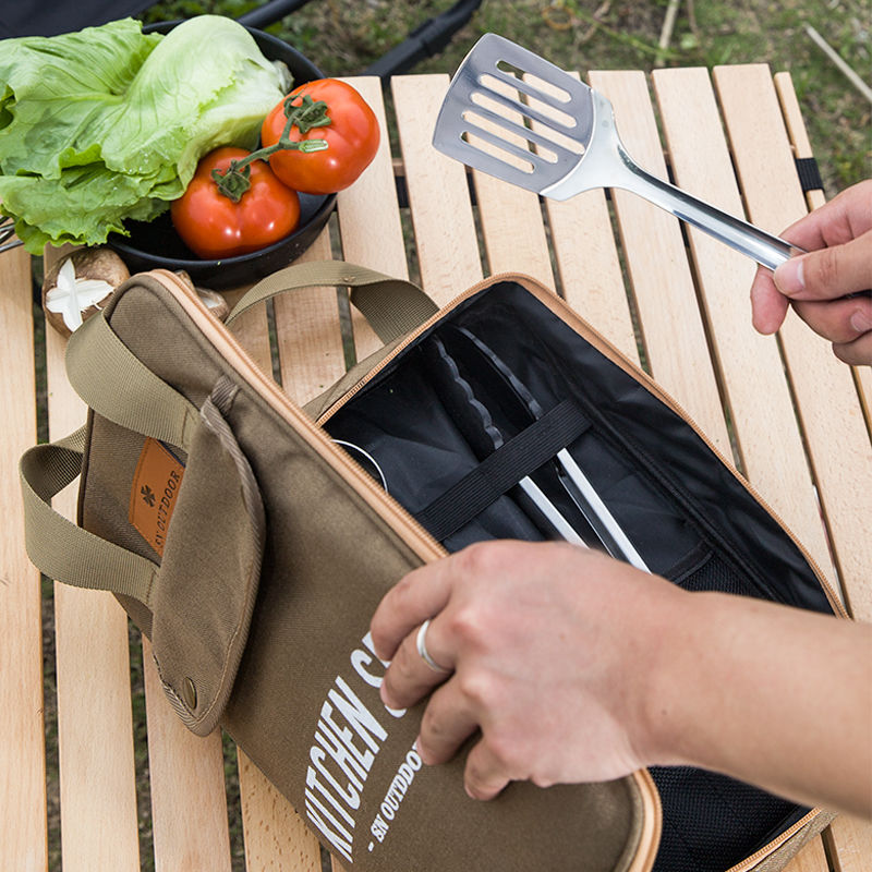 Набор походной кухонной утвари – обзор и цена Camping Cooking Cutlery Set