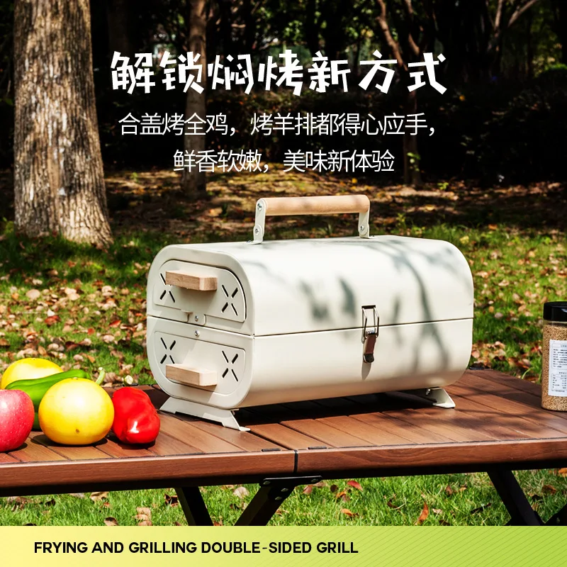 Портативный гриль-барбекю для  – обзор и цена Camping Cooking Equipment