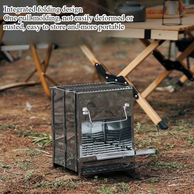 Ультралегкая и портативная скл – обзор и цена Camping Cooking Wood Stove