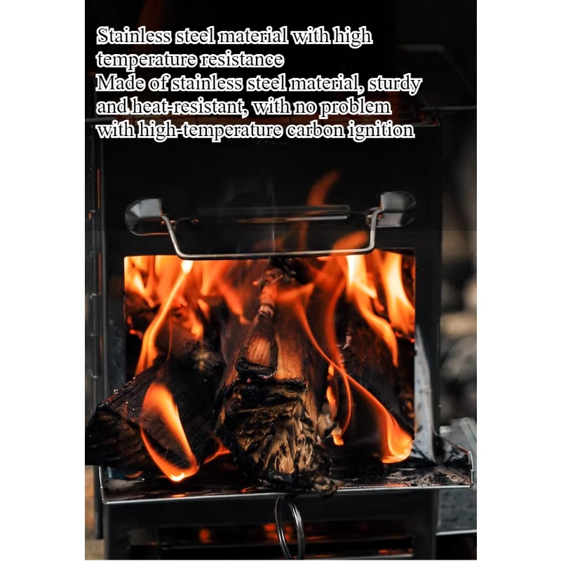 Ультралегкая и портативная скл – обзор и цена Camping Cooking Wood Stove