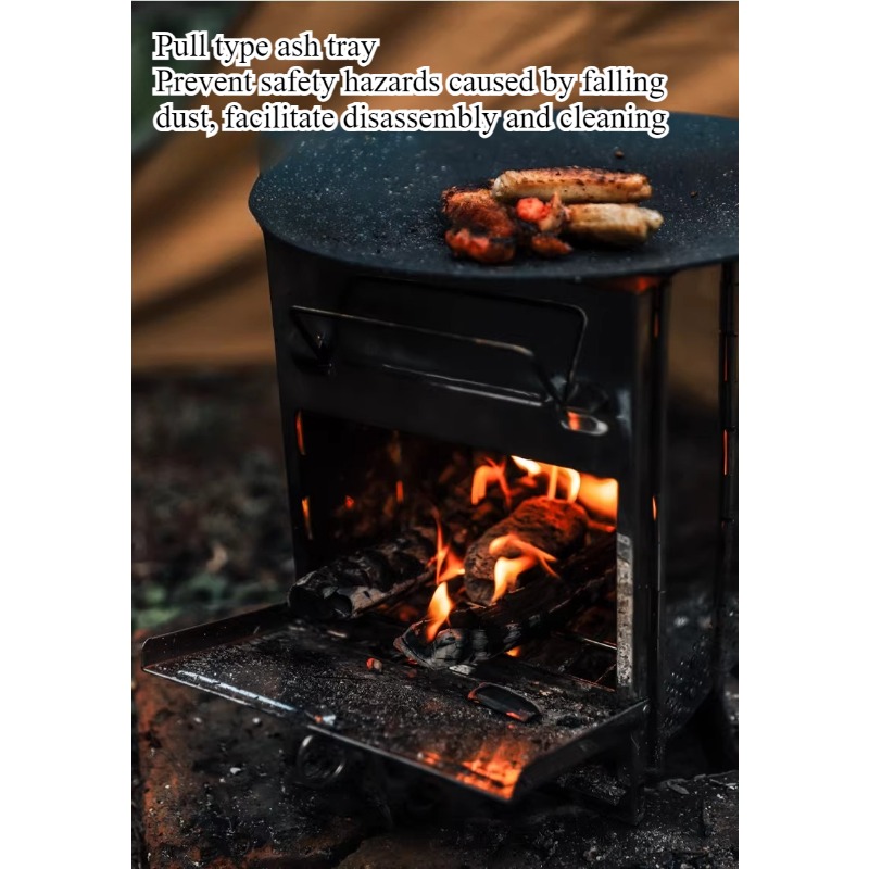 Ультралегкая и портативная скл – обзор и цена Camping Cooking Wood Stove