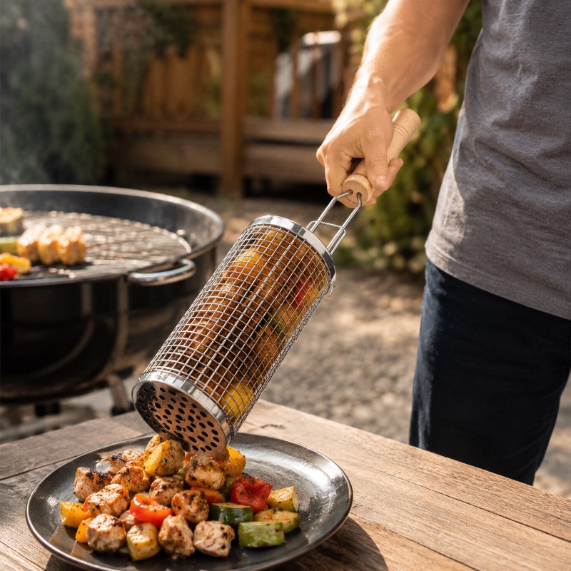 Набор круглых корзин для гриля – обзор и цена Camping Cooking Griddle