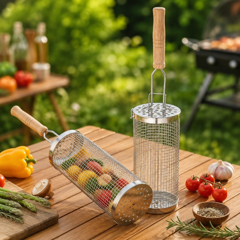 Набор круглых корзин для гриля – обзор и цена Camping Cooking Griddle