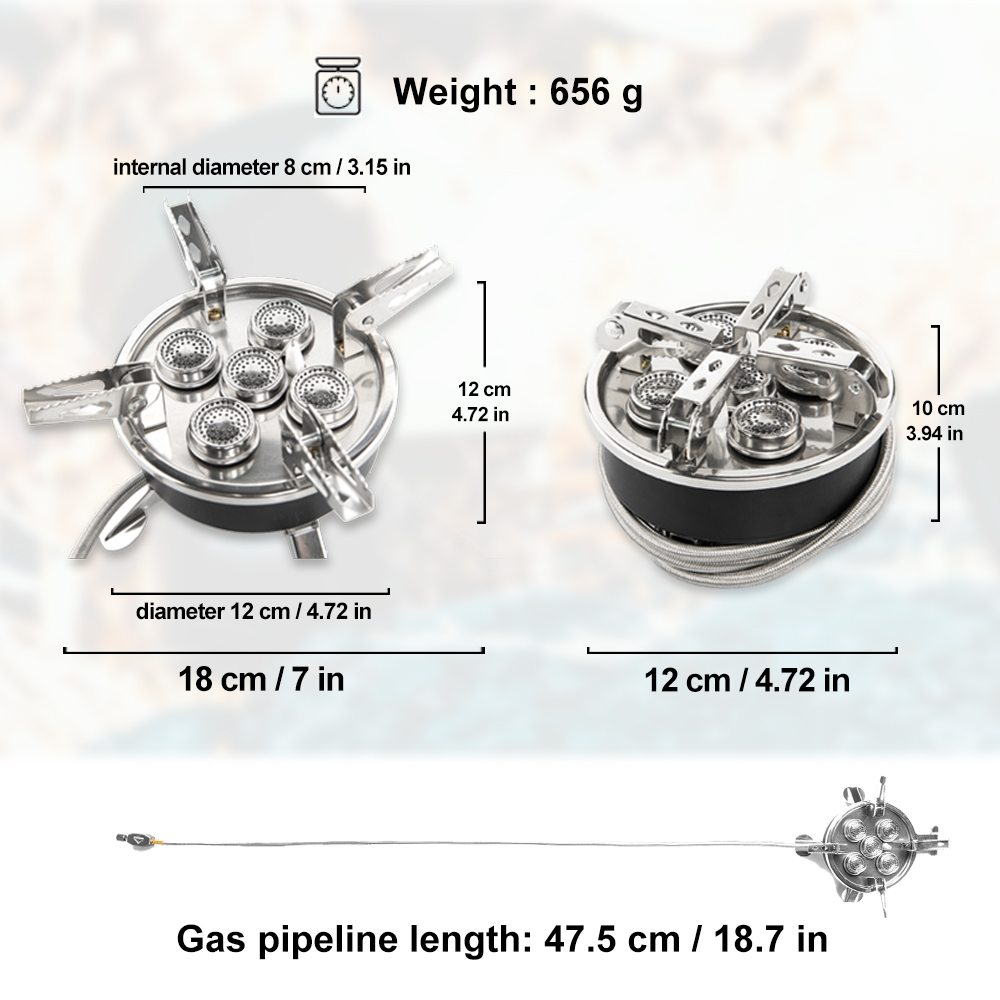 Widesea Кемпинг 5в1 Газовая пл – обзор и цена Camping Cooking Wood Stove