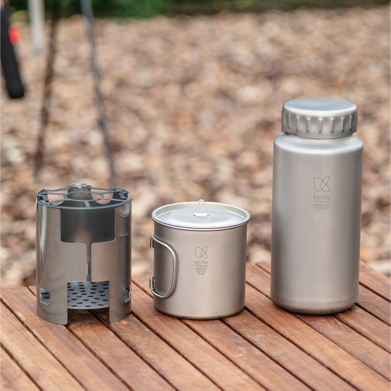 Набор для кемпинга KEITH из чи – обзор и цена Camping Cooking Wood Stove