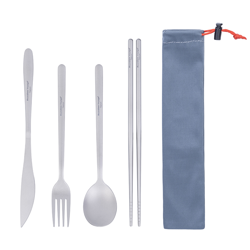 Набор обеденных приборов из ти – обзор и цена Camping Cooking Cutlery Set