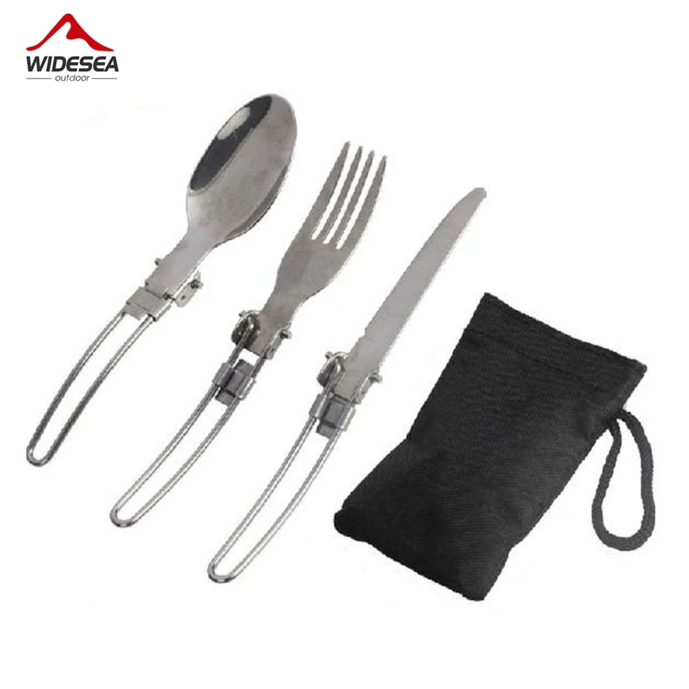 3 шт. 1 комплект портативный н – обзор и цена Camping Cooking Cutlery Set