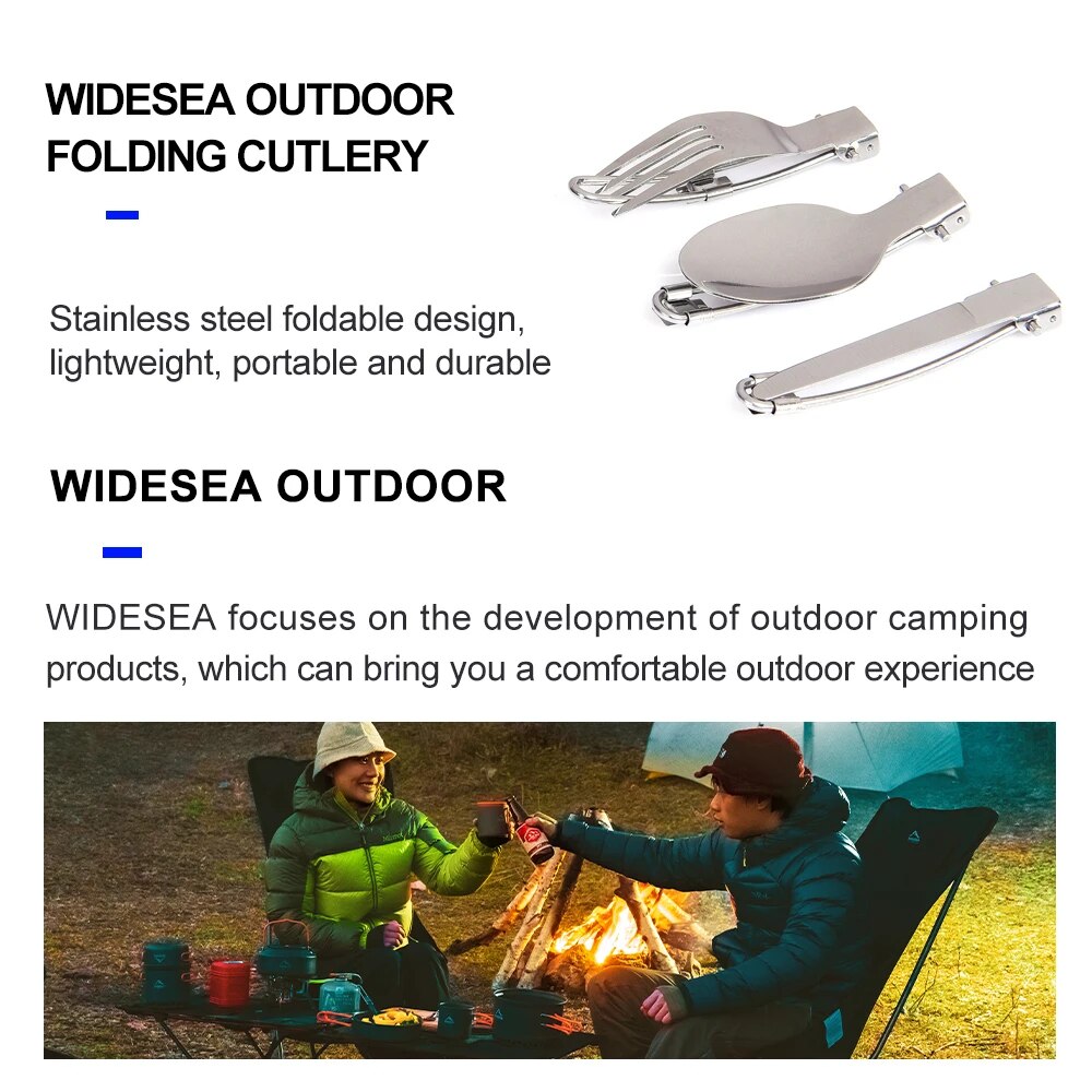3 шт. 1 комплект портативный н – обзор и цена Camping Cooking Cutlery Set