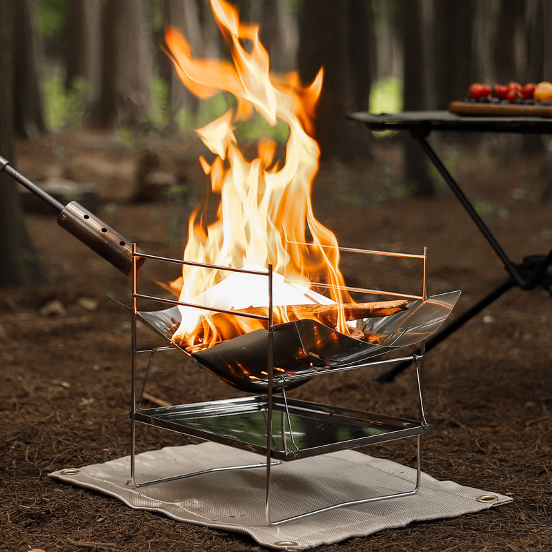 Дровяная походная печь, портат – обзор и цена Camping Cooking Wood Stove